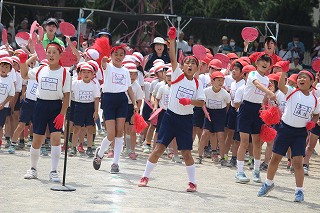 運動会午後の部 深谷市立常盤小学校