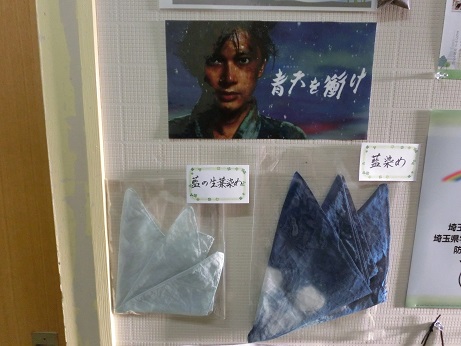 青天の藍の種 深谷市立常盤小学校